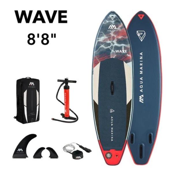 22 SUP-laud Aqua Marina WAVE 265x75x10 cm