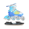 4in1_NilsExtreme_NH18192-valgesinine 4in1 (rull)uisud NILS EXTREME NH18192 In-line Skates/Hockey Ice Skates, valge-sinine, M (34-38)