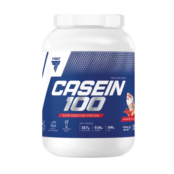 Aeglaselt-imenduv-kaseiinivalk-TREC-CASEIN-100-STRAWBERRY-1800g Aeglaselt imenduv kaseiinivalk TREC CASEIN 100 STRAWBERRY 1800g