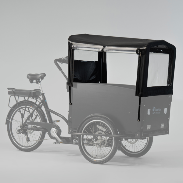 CoS_canopy_ClassicPremium Vihmakate CARGOBIKE Canopy Square Premium for Classic