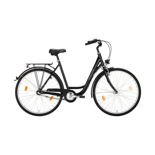 Naiste jalgratas EXCELSIOR Road Cruiser Alu, 28", 7k, must (S)