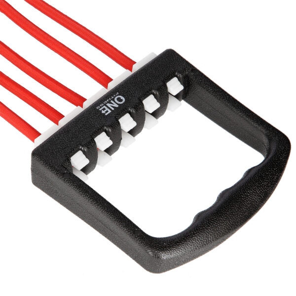 Ekspanderkumm käepidemetega ONE FITNESS EM10, punane