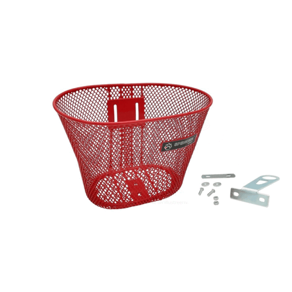 Esikorv lasterattale SPENCER, 16"-24" metallist, punane