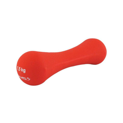 Hantel HMS 17025 Neoprene Dipping Dumbbell 1,5 kg, punane