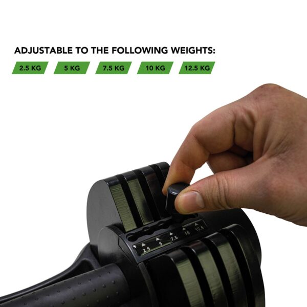 Reguleeritav hantel TUNTURI Selector Dumbbell 12,5 kg