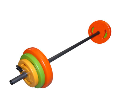Hantel-TUNTURI-Vinyl-Dumbbellset-15kg-1-1 Tõstekangikomplekt TUNTURI Aerobic Pump Set 20kg