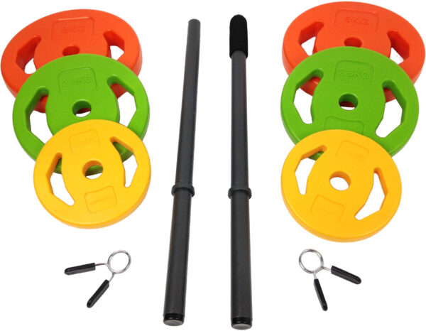 Tõstekangikomplekt TUNTURI Aerobic Pump Set 20kg