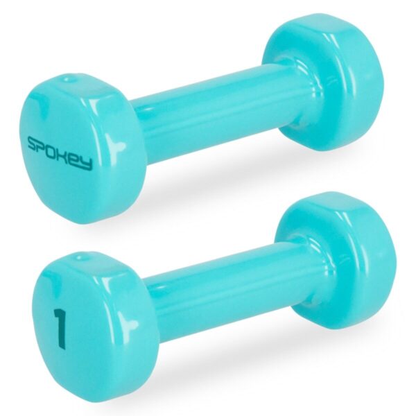 Hantlid-SPOKEY-Shape-2x1-kg-turkiis-1 Hantlid SPOKEY Shape 2x1 kg, türkiis