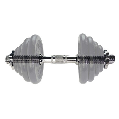 Hantlikang TUNTURI Banana-shaped Chrome bar, 38cm