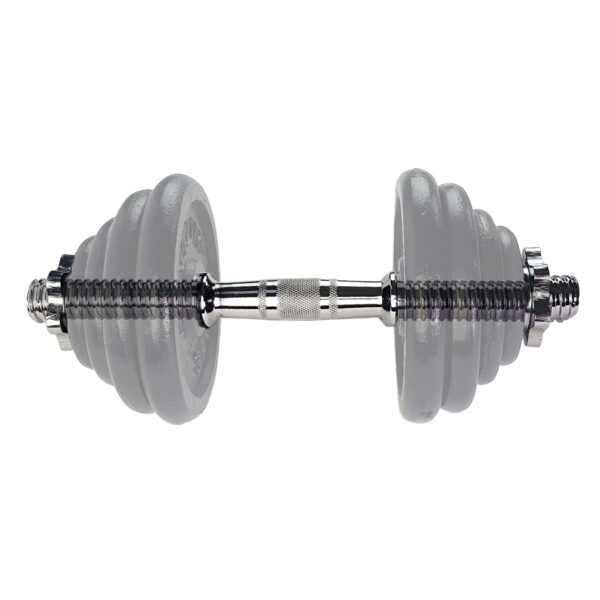 Hantlikang TUNTURI Banana-shaped Chrome bar, 38cm