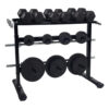 Hantlite ja ketaste ladustamisriiul TUNTURI Disc & Dumbbell Rack