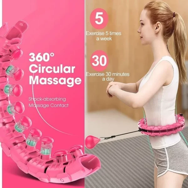 Hularõngas Smart Hula Hoop HHP002, roosa