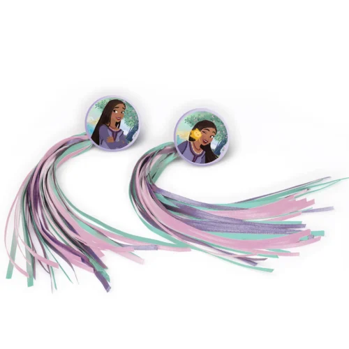 Jalgrattakaunistused Wish, roheline-roosa-lilla