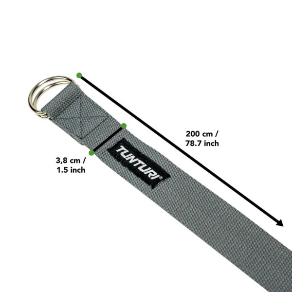Jooga-pael-TUNTURI-Yoga-Straps-200cm-hall-5 Jooga pael TUNTURI Yoga Straps, 200cm, hall