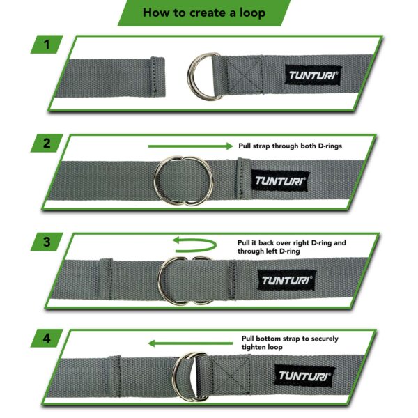 Jooga-pael-TUNTURI-Yoga-Straps-200cm-hall-6 Jooga pael TUNTURI Yoga Straps, 200cm, hall