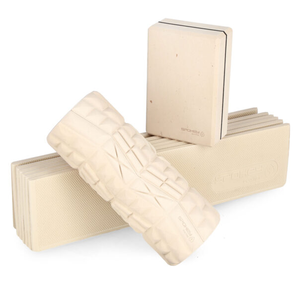 Joogakomplekt-SPOKEY-Ecosana-Eco-rullplokkmatt-3 Joogakomplekt SPOKEY Ecosana Eco, rull+plokk+matt