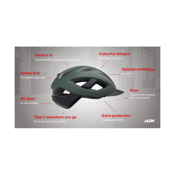 Kiiver-LAZER-Cameleon-MIPS-Matte-Dark-Green5 Kiiver LAZER Cameleon MIPS, Matte Dark Green (M)