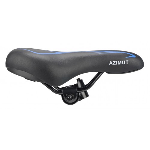 Laste sadul AZIMUT Kids 240x135mm, must-sinine