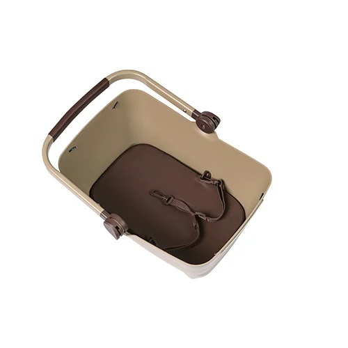 Jalgratta lemmikloomakorv Basil Buddy MIK, beež