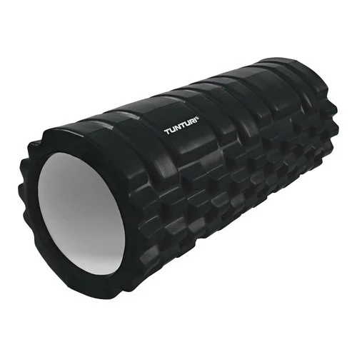Massaažirull TUNTURI Yoga Foam Grid Roller 33cm, must