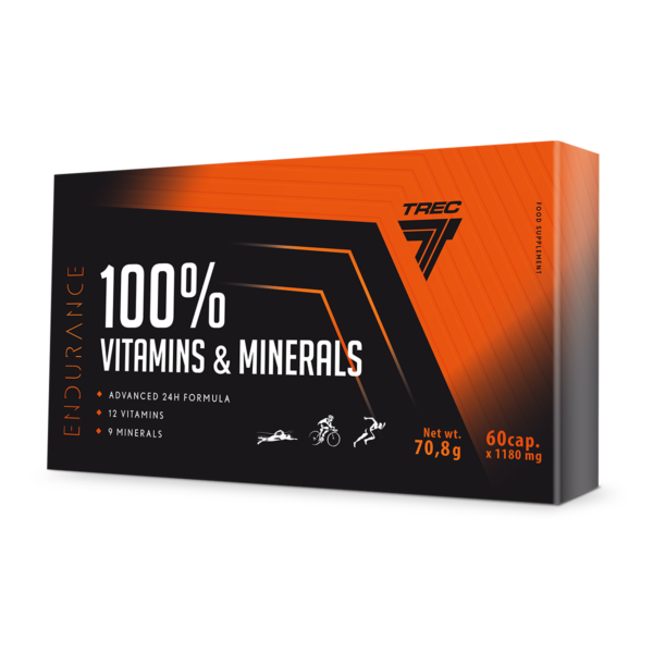 Mineraalidekompleks TREC 100% VITAMINS & MINERALS 60 kapslit