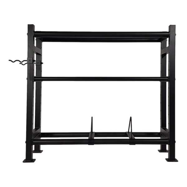 Multifunktsionaalne alus Tunturi Wall-Kettle-Bumper Multi Storage Rack (1/2