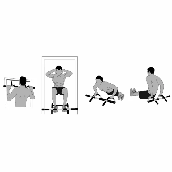 Multifunktsionaalne-jousaal-uksele-TUNTURI-Multifunctional-Door-Gym2 Multifunktsionaalne lõuatõmbekang uksele TUNTURI Multifunctional Door Gym