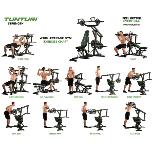 Multifunktsionaalne-trenazoor-Tunturi-WT80-Leverage-Gym-4 Multifunktsionaalne trenažöör Tunturi WT80 Leverage Gym