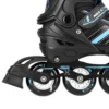 (Rull)uisud NILS Extreme 2in1 In-line Skates/Figure Ice Skates, Black/Blue (S)