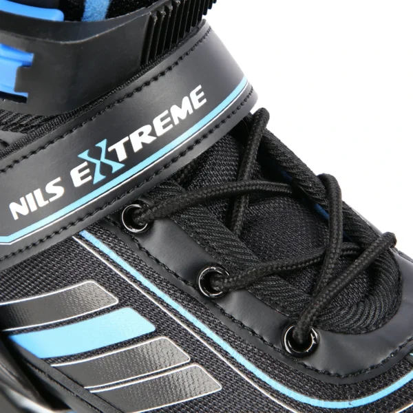 (Rull)uisud NILS Extreme 2in1 In-line Skates/Figure Ice Skates, Black/Blue (S)