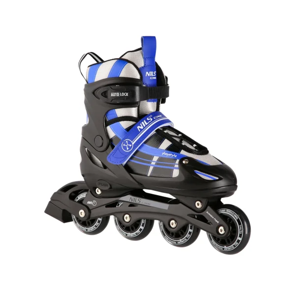 2in1 (rull)uisud NILS EXTREME NH18366A In-line Skates/Hockey Ice Skates, must-sinine, S (35-38)