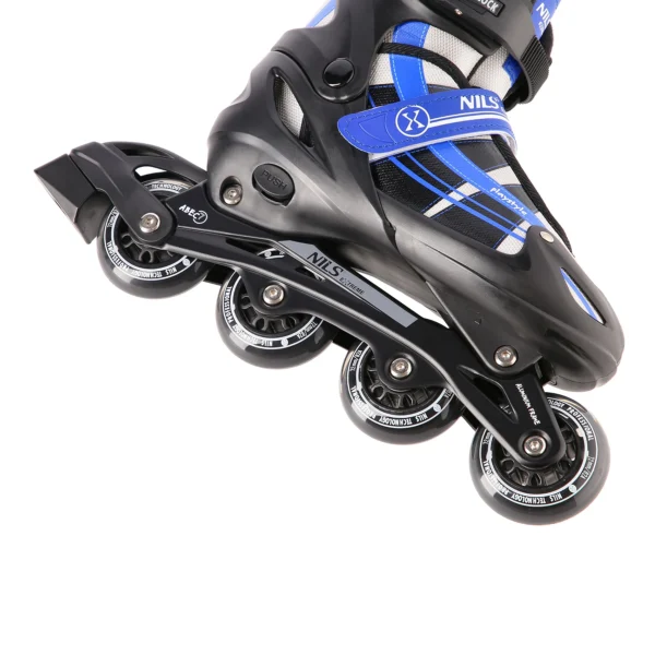2in1 (rull)uisud NILS EXTREME NH18366A In-line Skates/Hockey Ice Skates, must-sinine, S (35-38)