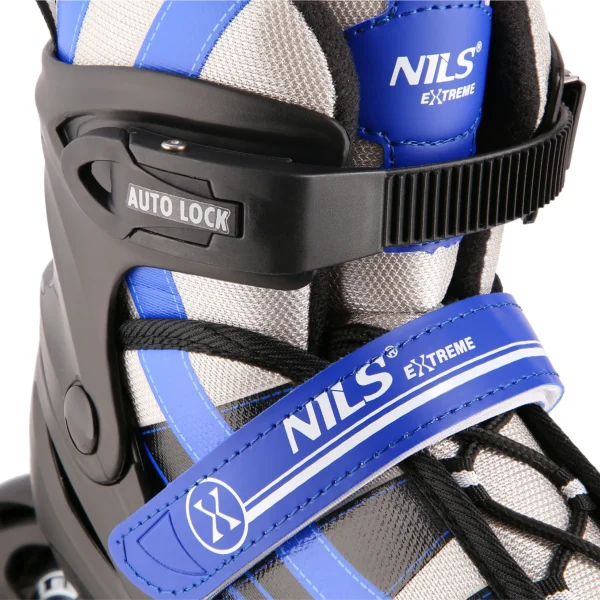 2in1 (rull)uisud NILS EXTREME NH18366A In-line Skates/Hockey Ice Skates, must-sinine, S (35-38)
