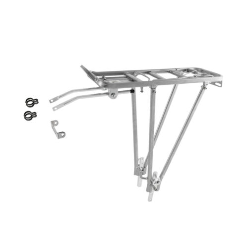 Pakiraam M-WAVE Screw-On II A, 24"-28", hõbe