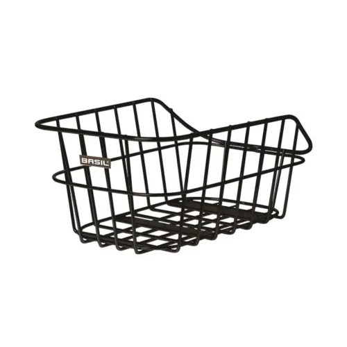 Pakiraamikorv BASIL Cento Alu, mattmust