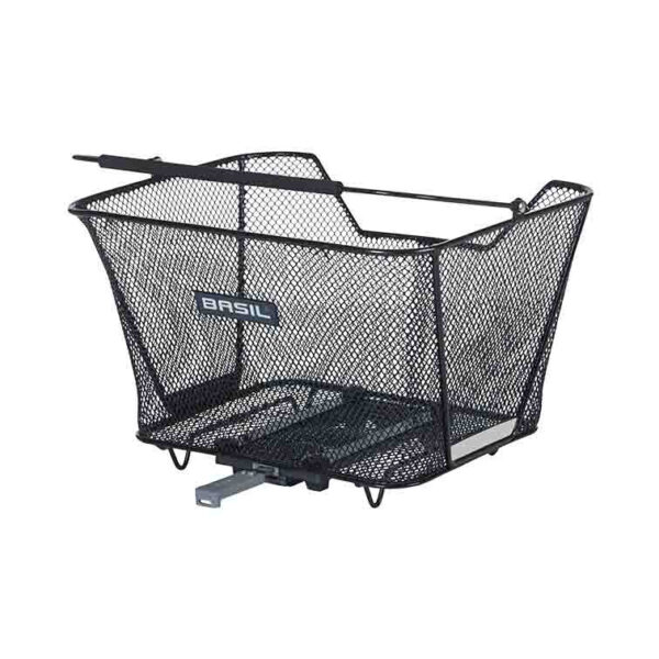 Pakiraamikorv-BASIL-Lesto-MIK-metallist-must-1 Pakiraamikorv BASIL Lesto, MIK, metallist, must