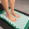 Punktimassaaži matt ja padi Tunturi Acupressure Mat And Pillow, Green
