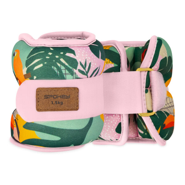 Randme- ja pahkluuraskused SPOKEY Home Jungle 2x1.5 kg, roosa-kirju