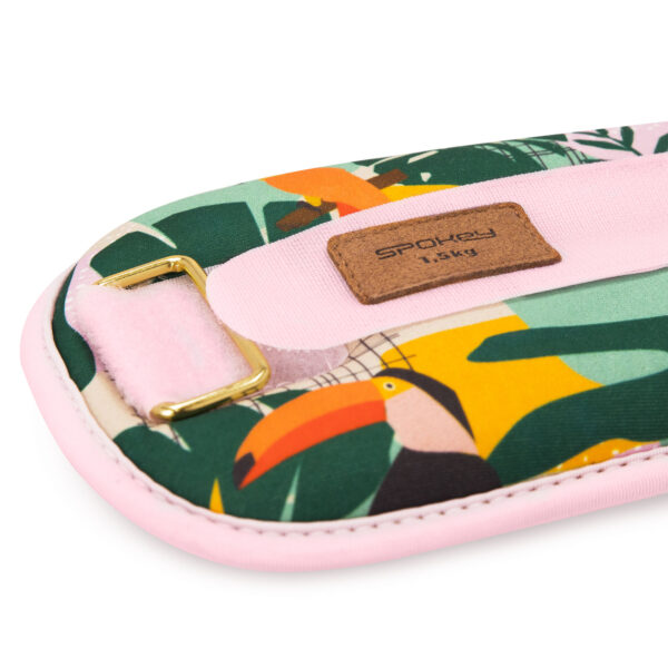 Randme- ja pahkluuraskused SPOKEY Home Jungle 2x1.5 kg, roosa-kirju