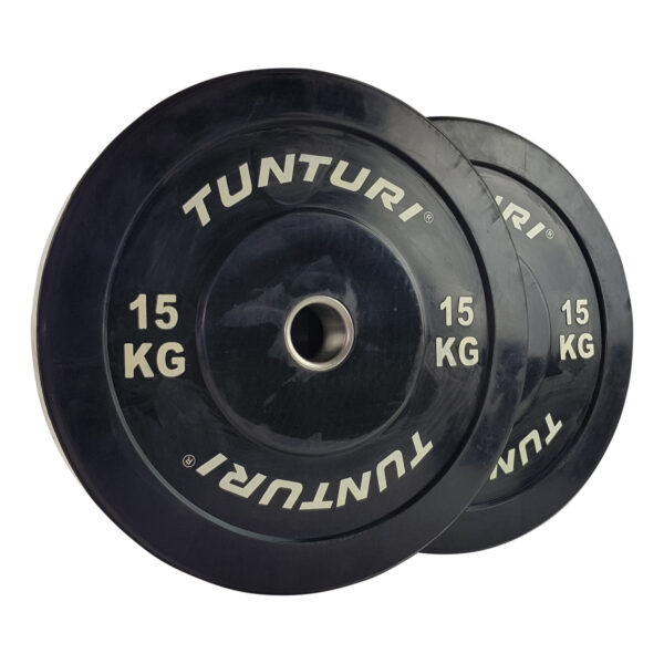 Raskusketas TUNTURI Training Bumper Plate, 50 mm, 15 kg