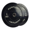 Raskusketas-Tunturi-Training-Bumper-Plate-5-kg-Black-3 Raskusketas TUNTURI Training Bumper Plate, 50 mm, 5 kg