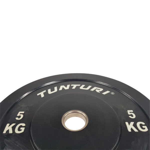 Raskusketas-Tunturi-Training-Bumper-Plate-5-kg-Black-5 Raskusketas TUNTURI Training Bumper Plate, 50 mm, 5 kg