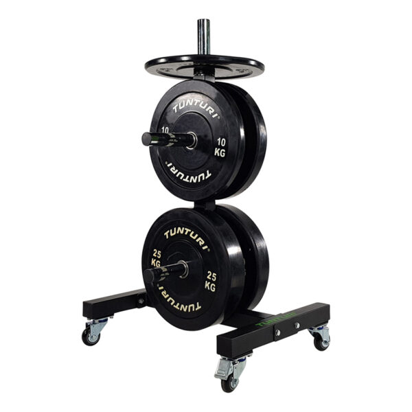 Raskusketaste alus Tunturi Upright Bumper Plate Rack
