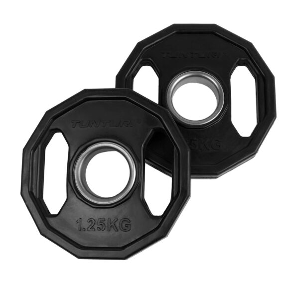 Raskuskettad TUNTURI Olympic Rubber Plates, 50 mm, 1.25kg