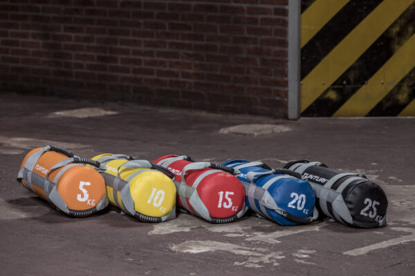 Raskuskott TUNTURI Strengthbag 10kg, kollane