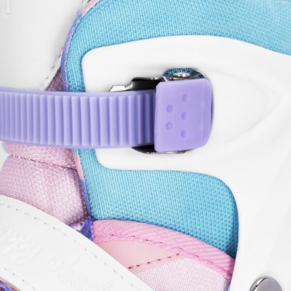 Reguleeritavad rulluisud SPOKEY Buff Pro, roosa-valge-sinine-lilla