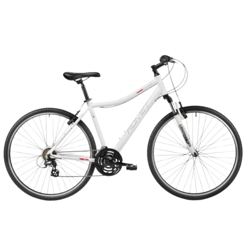 Naiste jalgratas ROMET Orkan D, valge-lilla (L)