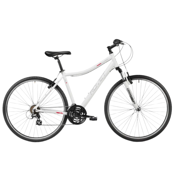 Naiste jalgratas ROMET Orkan D, valge-lilla (L)