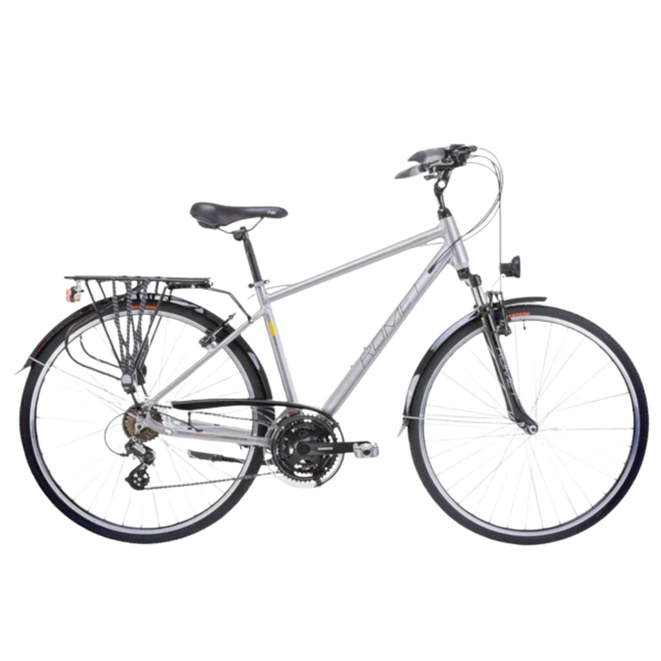 Romet_Wagant1_2023-hobekollane Jalgratas ROMET Wagant, hõbe-kollane (L)