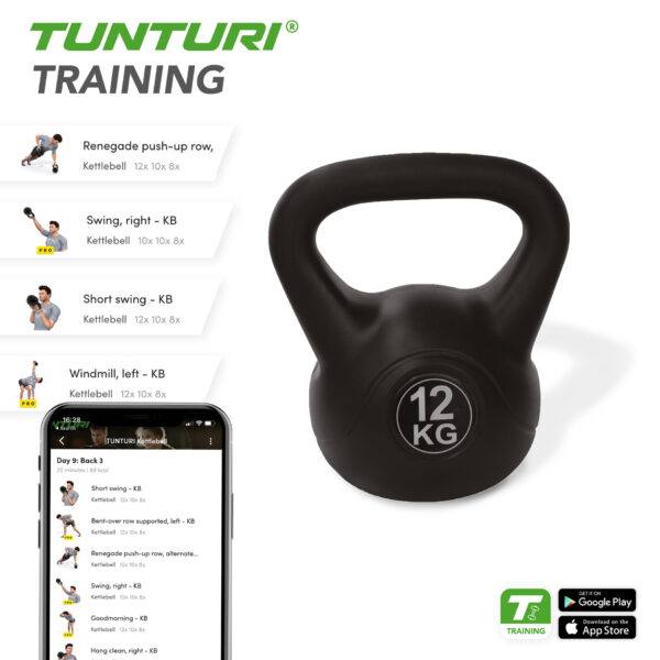 Sangpomm-TUNTURI-PE-Kettlebell-12kg-3 Sangpomm TUNTURI PE Kettlebell 12kg